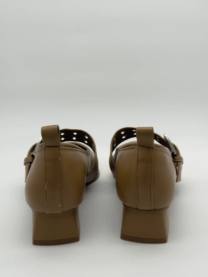 Mary Jane Femininas Rasas com Tira Larga