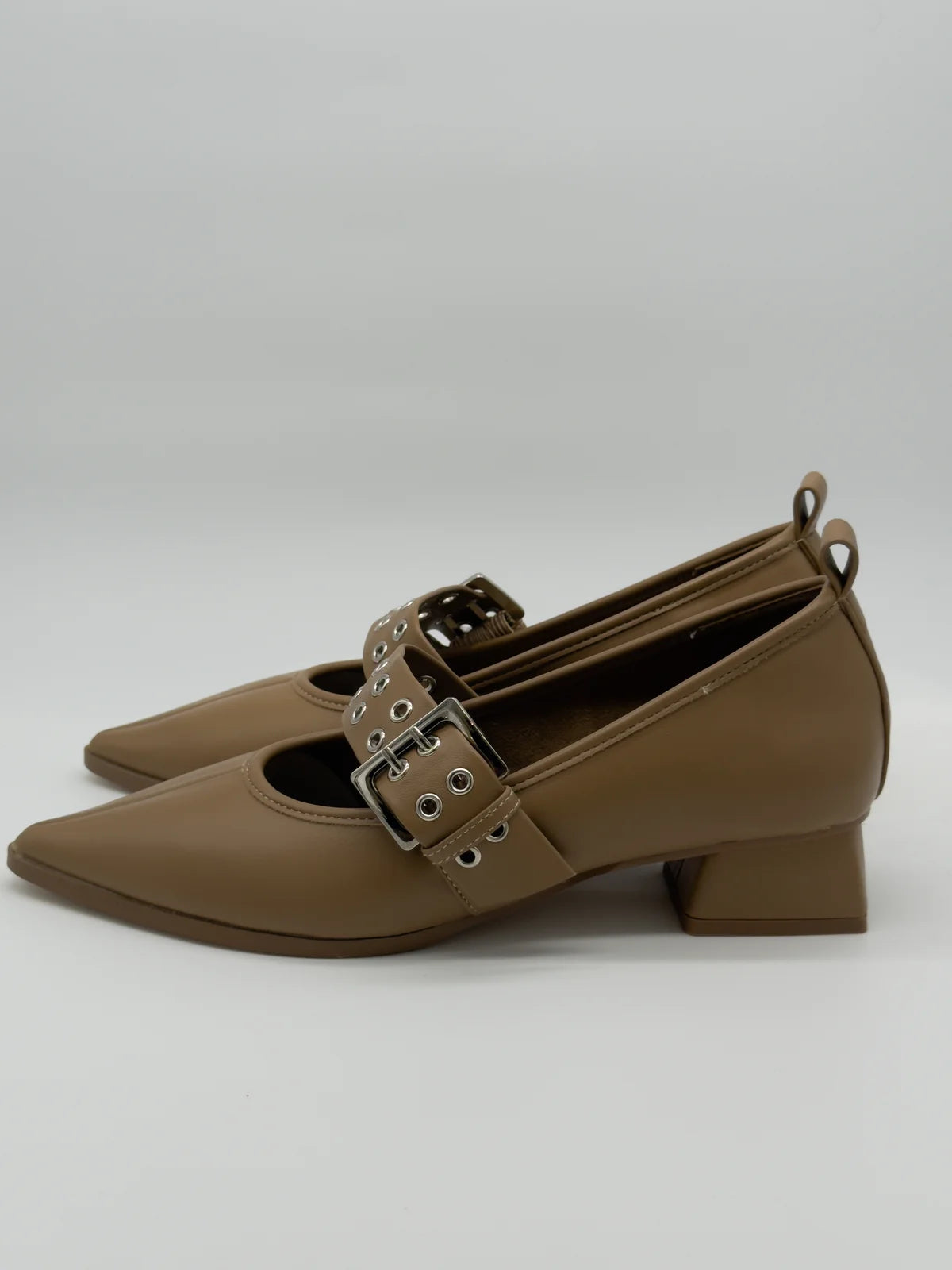 Mary Jane Femininas Rasas com Tira Larga