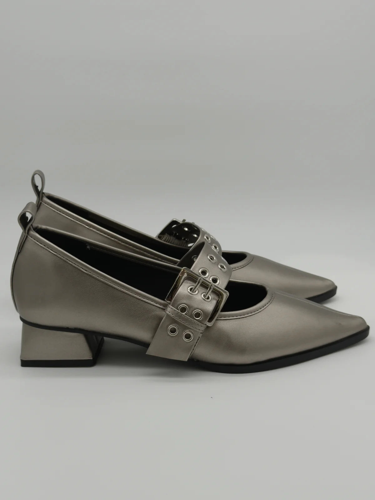 Mary Jane Femininas Rasas com Tira Larga