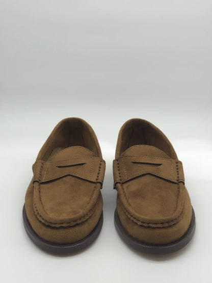 Mocassins Femininos Elegantes em Camel e Kaki