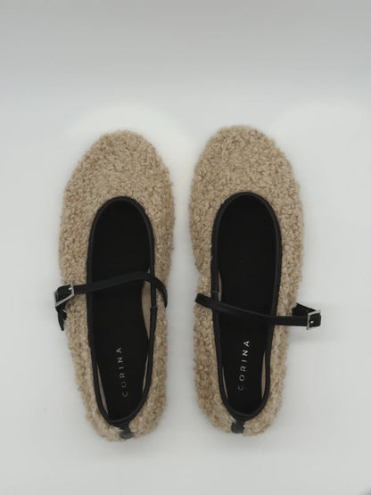 Sabrinas Femininas Textura Bouclé