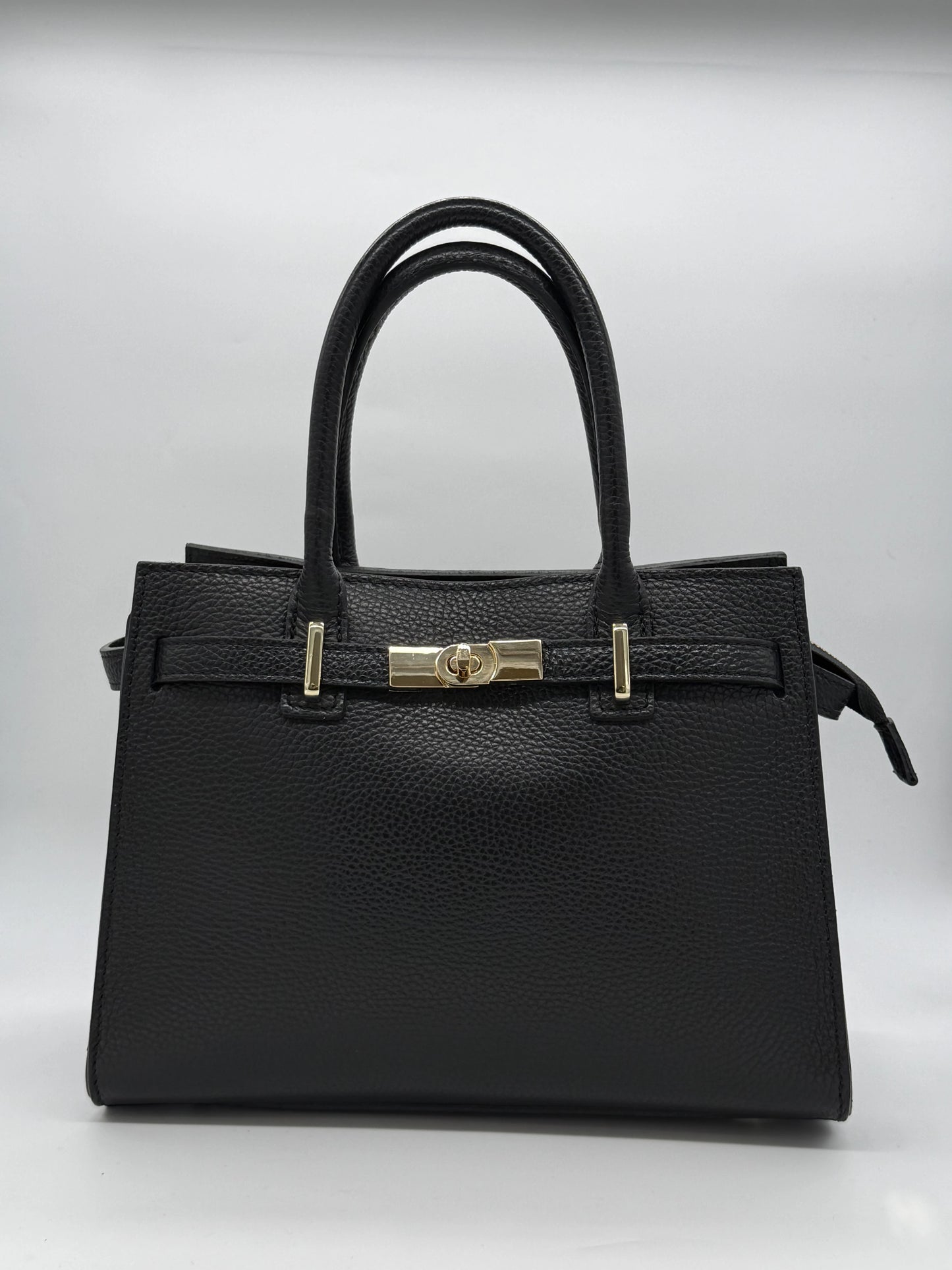 Mala de Mão em Pele | Bege, Castanho e Preto