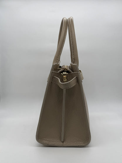 Mala de Mão em Pele | Bege, Castanho e Preto