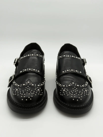 Monk Strap Femininos com Tachas – Estilo Moderno e Atitude