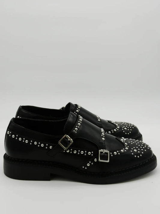 Monk Strap Femininos com Tachas – Estilo Moderno e Atitude