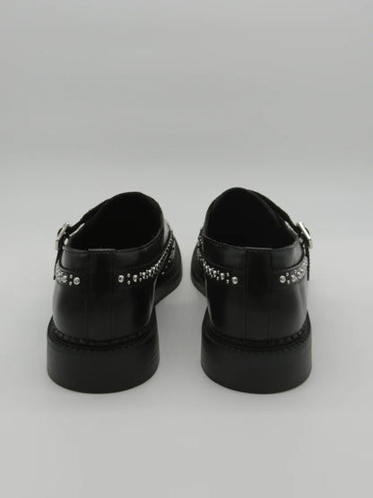 Monk Strap Femininos com Tachas – Estilo Moderno e Atitude