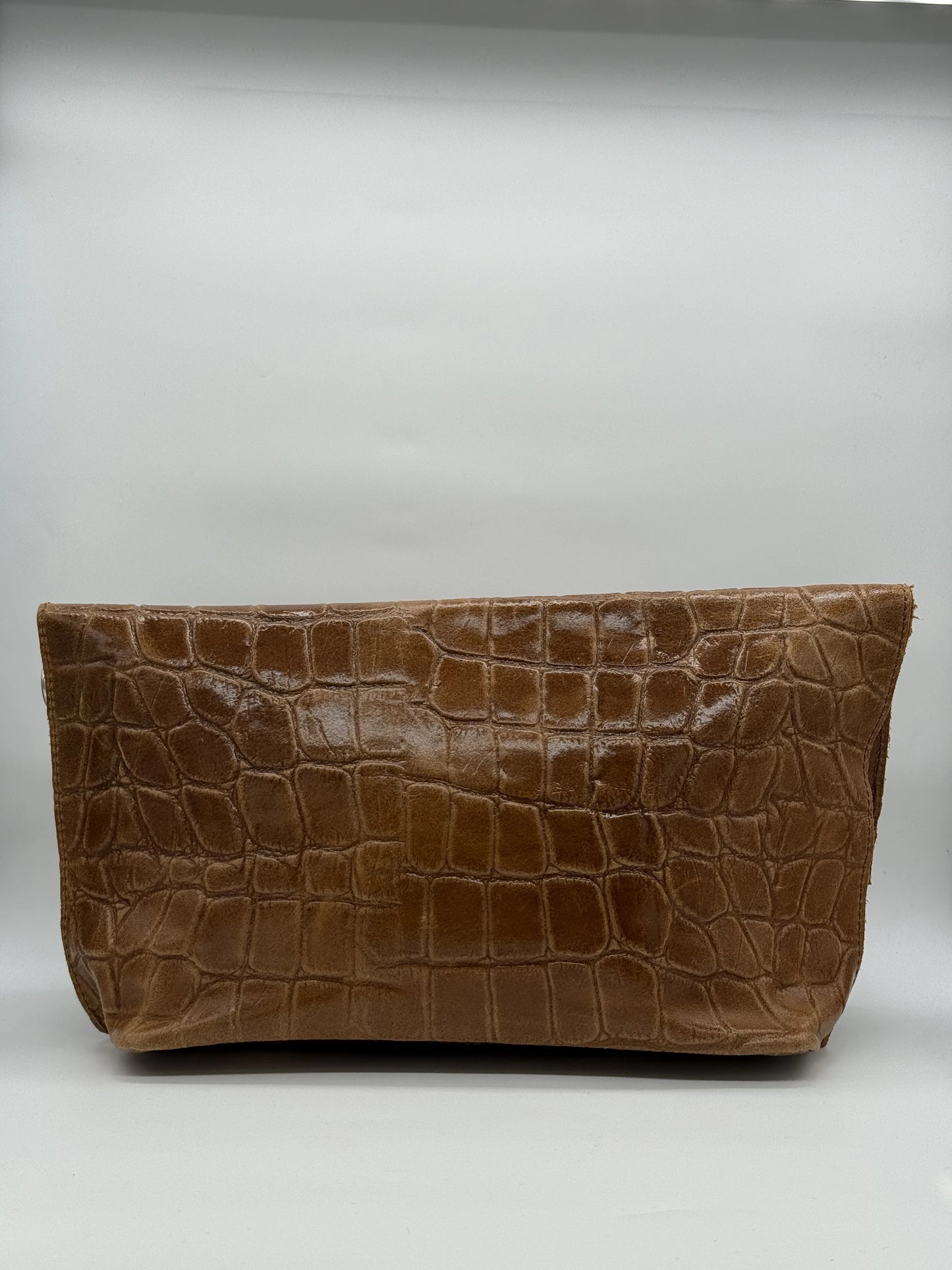 Clutch Elegante com Asa Circular – Bordô, Castanho, Preto, Verde e Camel