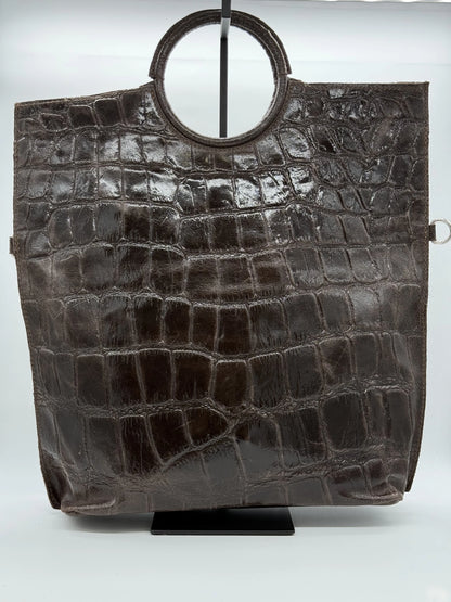 Clutch Elegante com Asa Circular – Bordô, Castanho, Preto, Verde e Camel