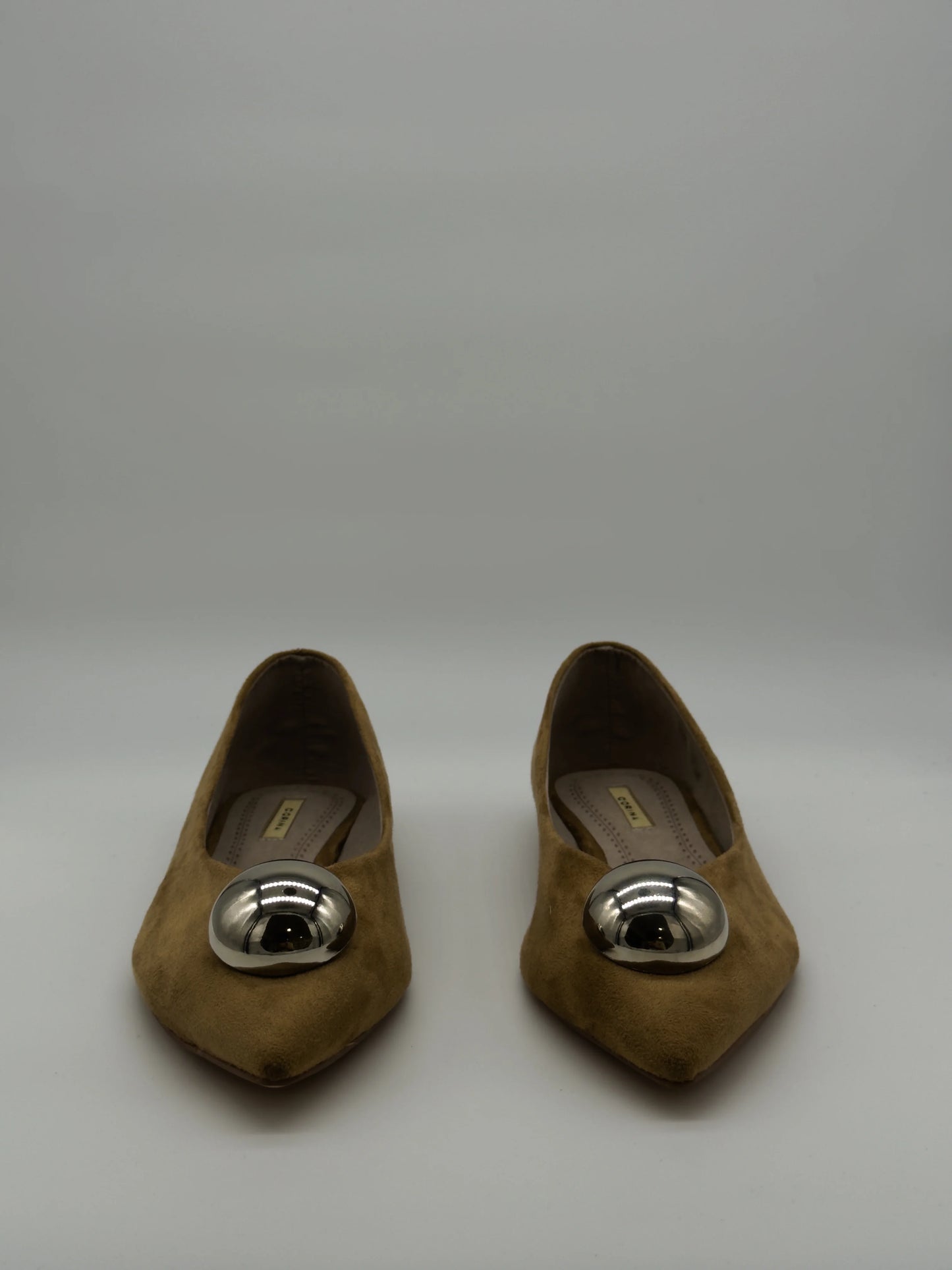 Bailarinas de punta con bola metálica (varios colores)