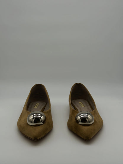 Bailarinas de punta con bola metálica (varios colores)