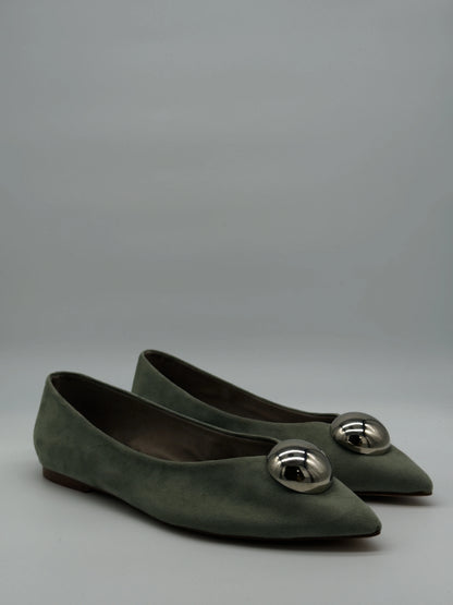 Bailarinas de punta con bola metálica (varios colores)