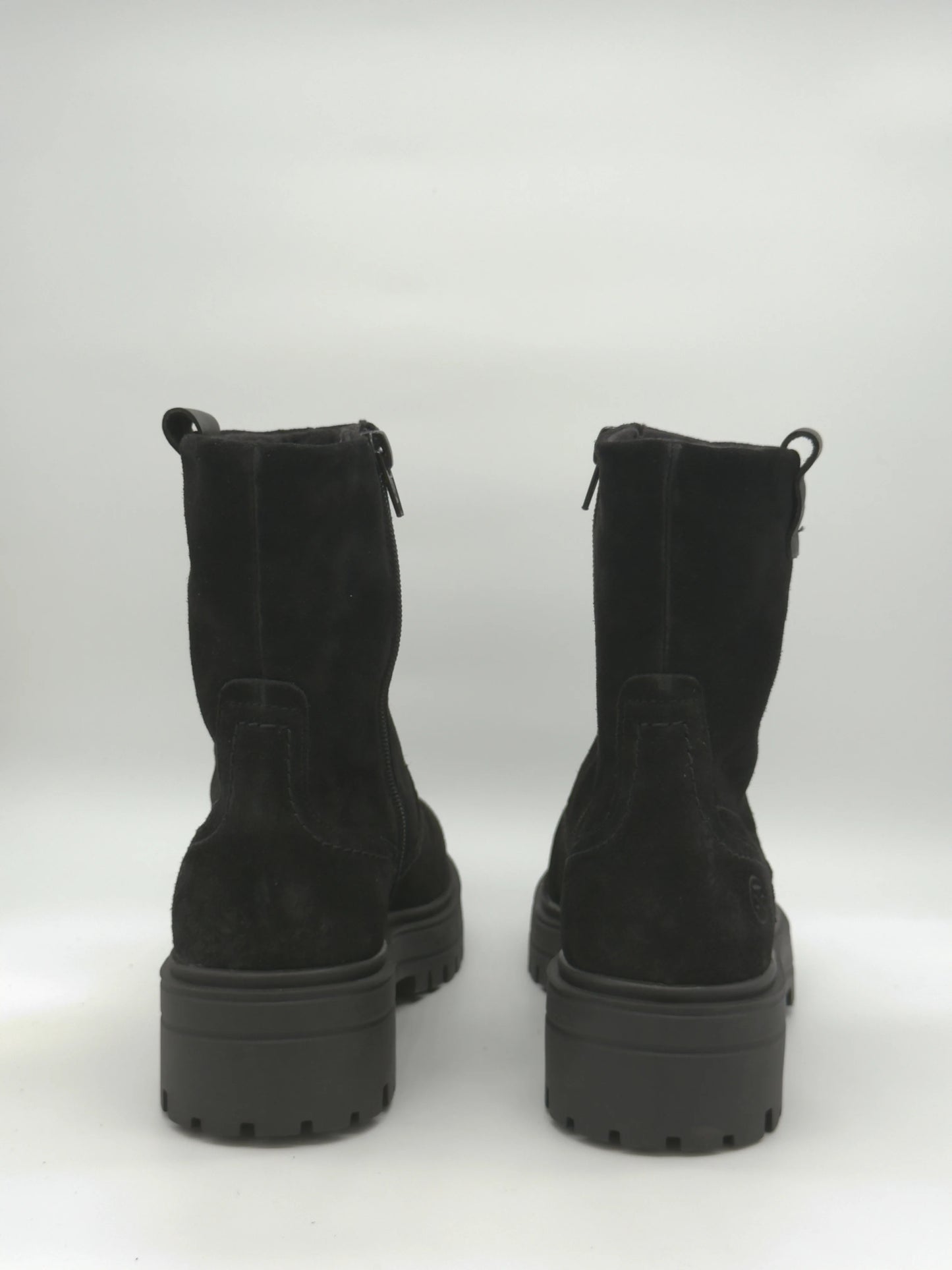 Botins Femininos Castanho de Cano Médio com Sola Chunky