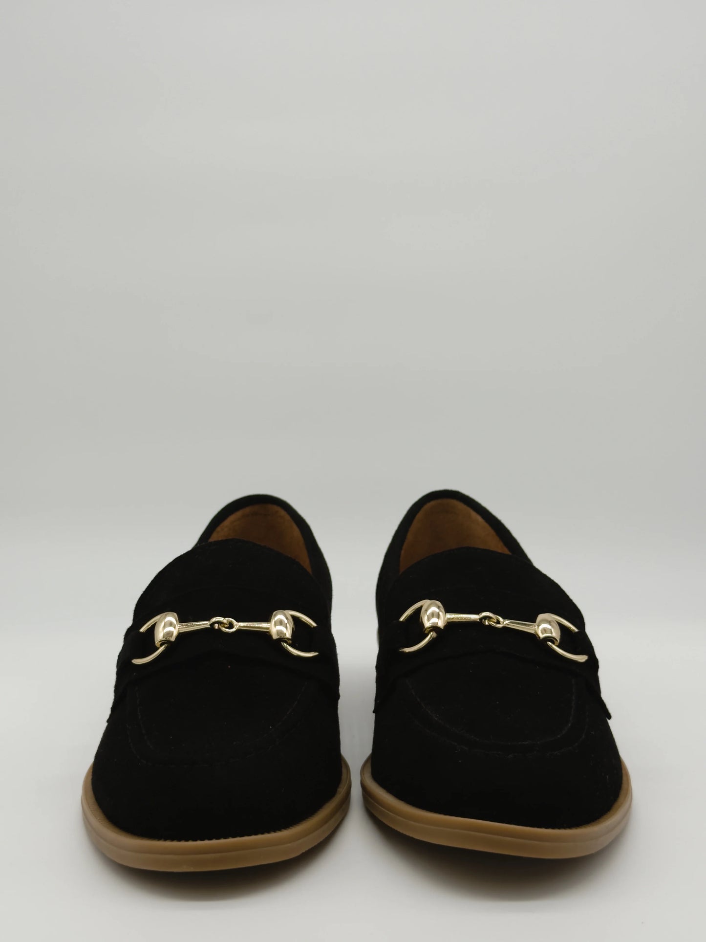 Mocasines de mujer con detalle metálico en varios colores