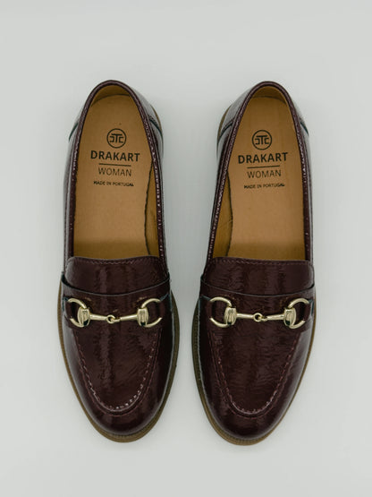 Mocasines clásicos para mujer con detalle metálico en varios colores