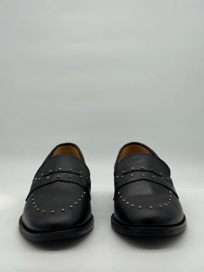 Mocassins de Mulher Pretos com Detalhes Elegantes