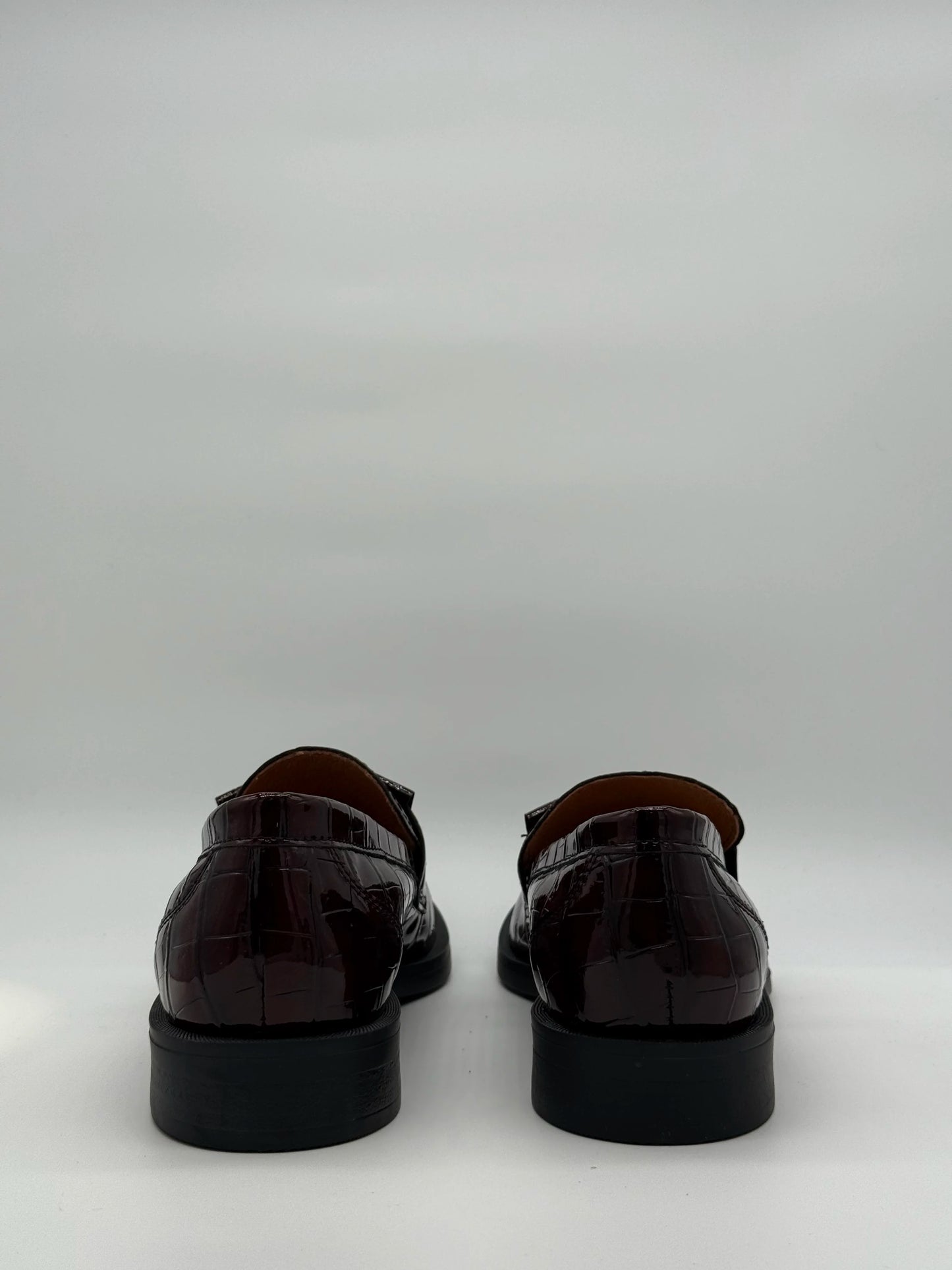 Mocassins de Mulher Elegantes em Bordo, Azul e Preto