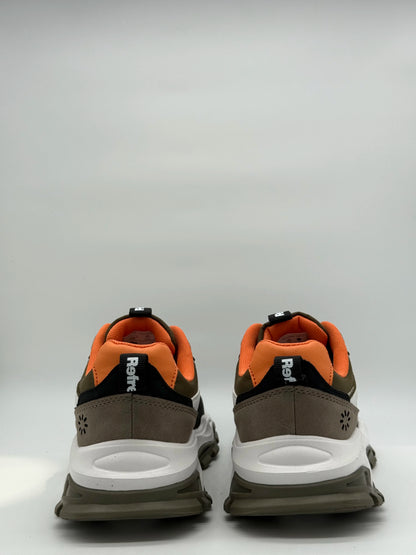 Zapatillas de tenis Atlas para mujer en color camel y caqui