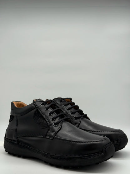 Sapatos Casuais de Homem com Atacadores em Preto, Castanho e Taupe