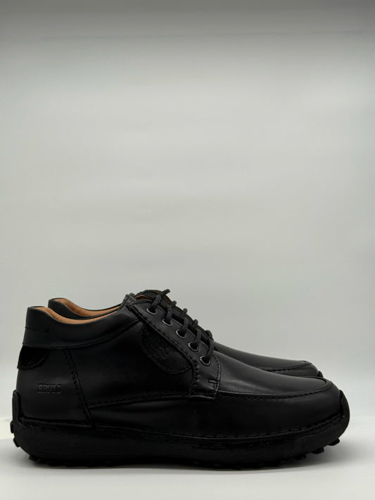 Zapatos casuales con cordones para hombre en negro, marrón y gris topo