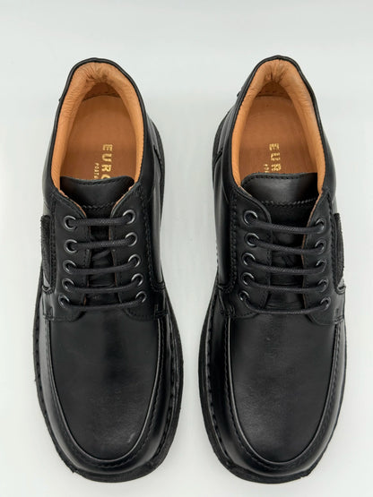 Sapatos Casuais de Homem com Atacadores em Preto, Castanho e Taupe