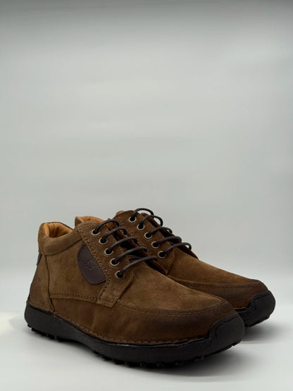 Sapatos Casuais de Homem com Atacadores em Preto, Castanho e Taupe