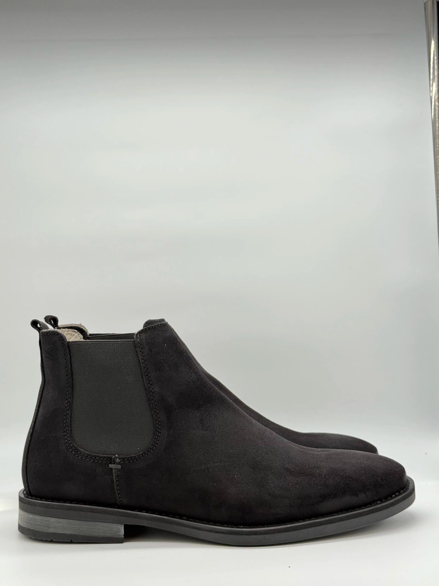 Botas Chelsea em Camurça de Homem em Preto, Castanho e Camel