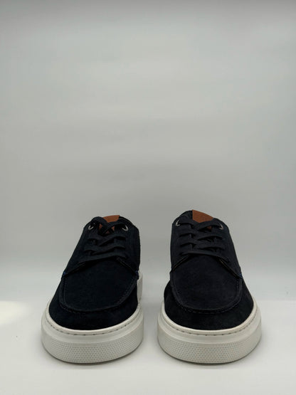 Sapatilhas Casuais Homem Azul Marinho com Sola Branca