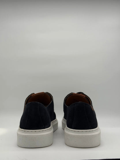 Sapatilhas Casuais Homem Azul Marinho com Sola Branca