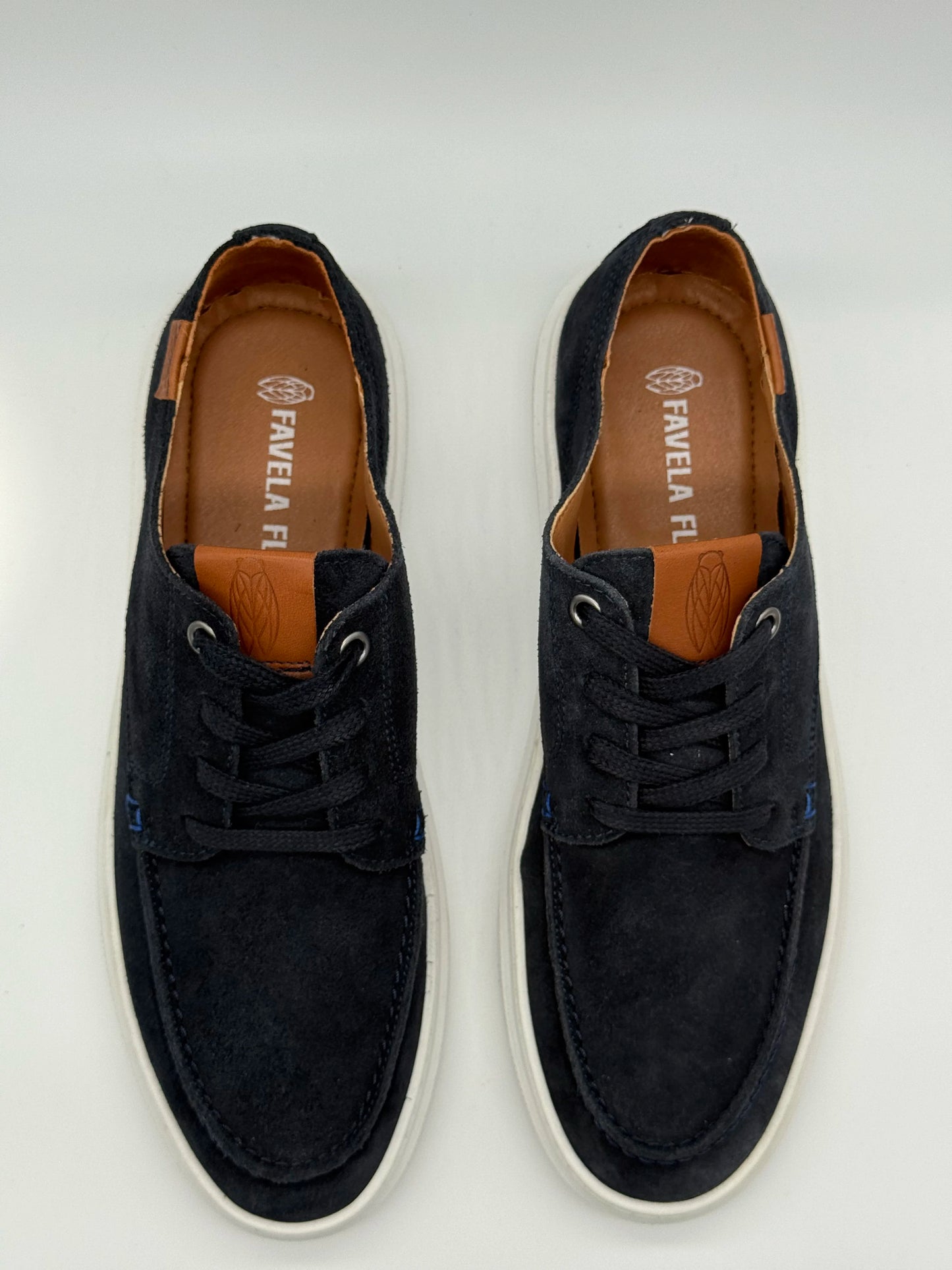 Sapatilhas Casuais Homem Azul Marinho com Sola Branca