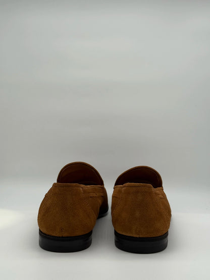 Mocassins Homem com Borlas Camel e Azul Marinho Clássicos