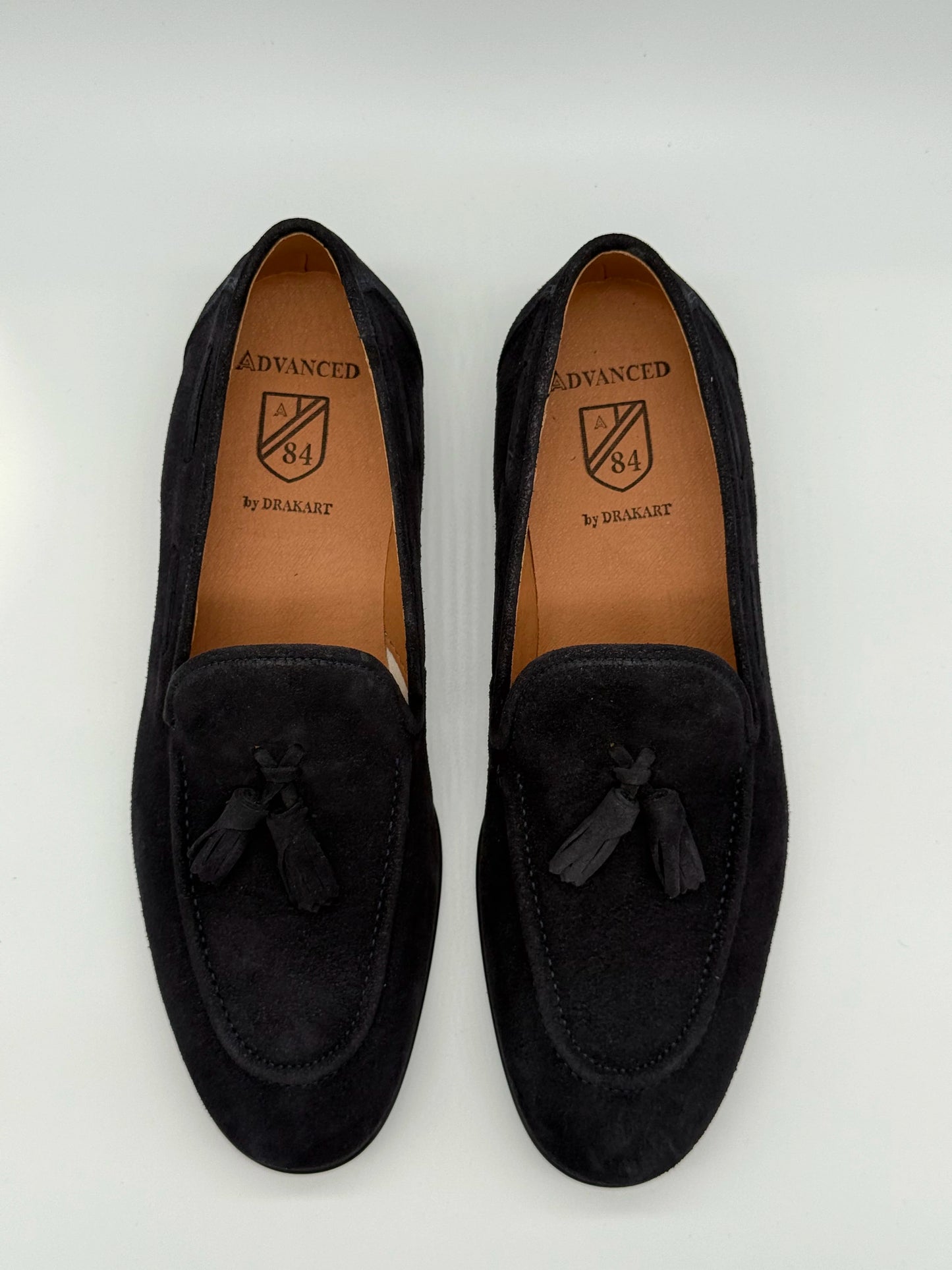 Mocassins Homem com Borlas Camel e Azul Marinho Clássicos